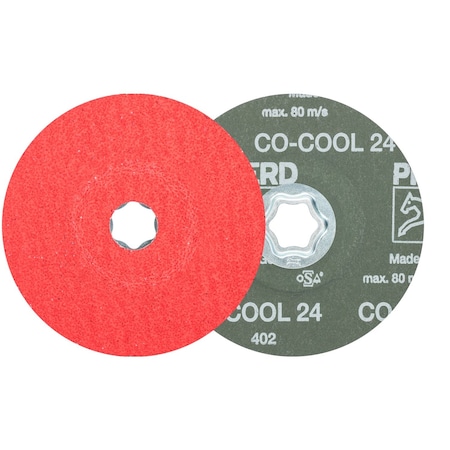 Pferd Combiclick Fiber Disc, 5", Co-Cool, 24 Grit 40732
